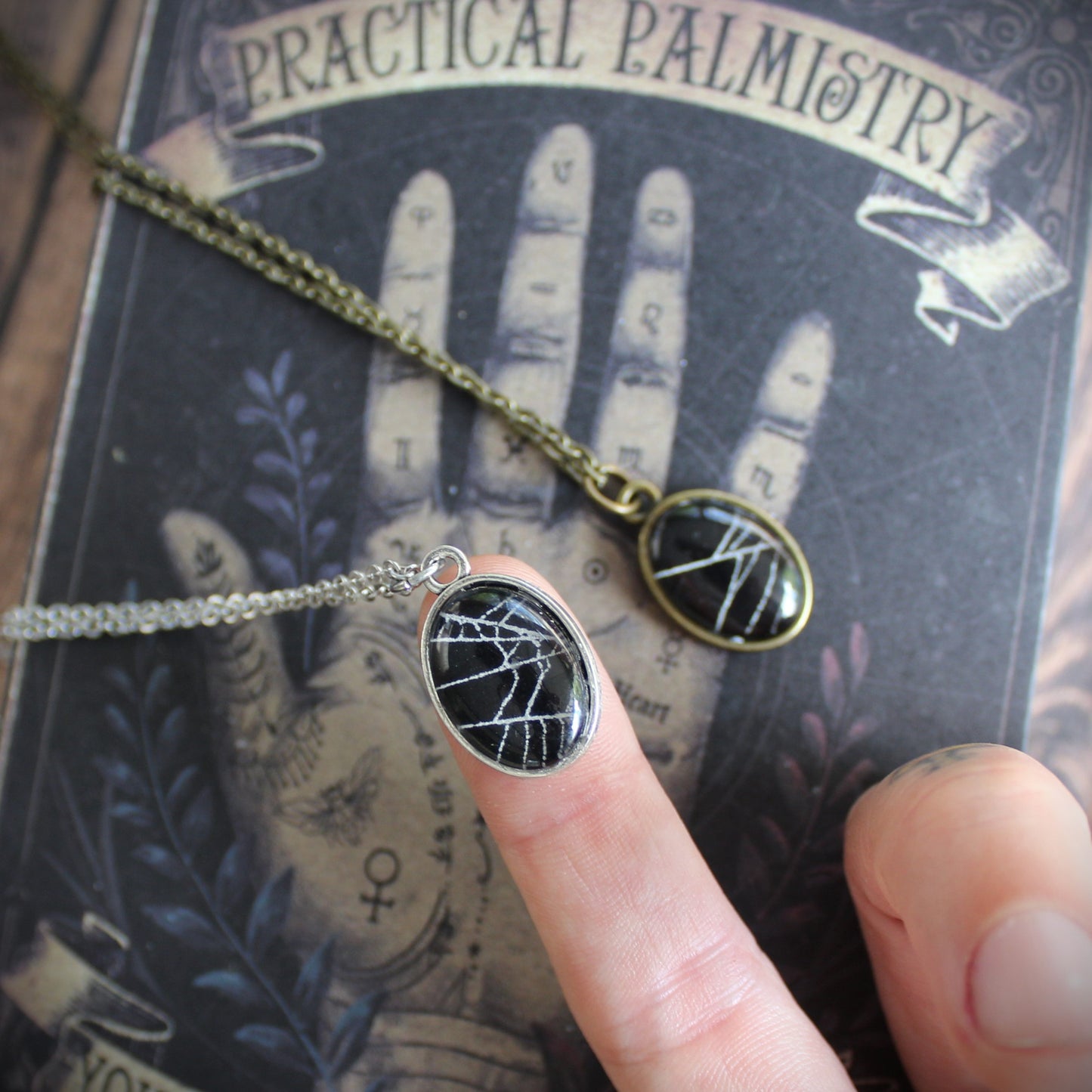 Mini Spider Web Necklaces