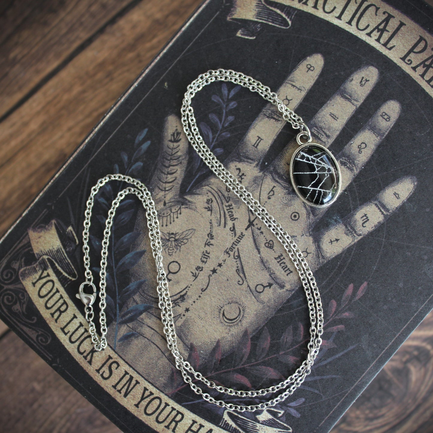 Mini Spider Web Necklaces