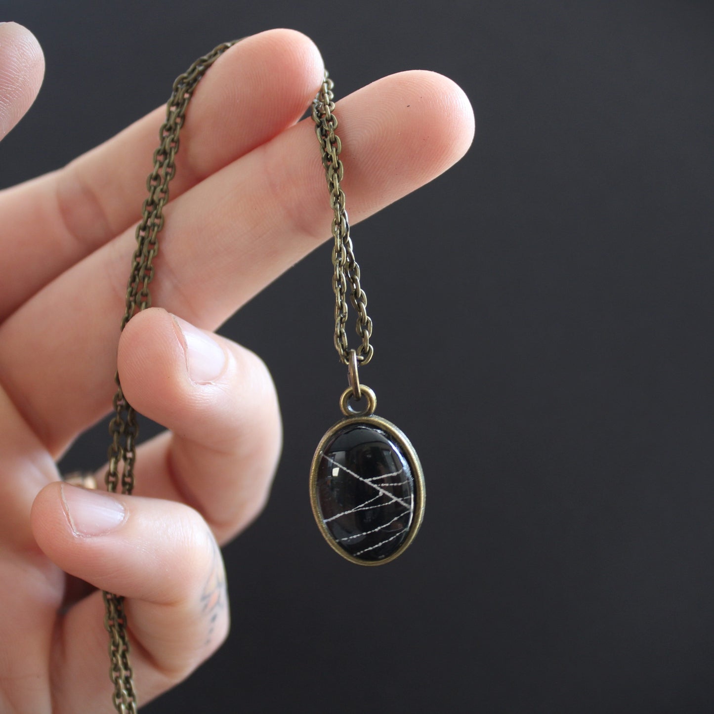 Mini Spider Web Necklaces