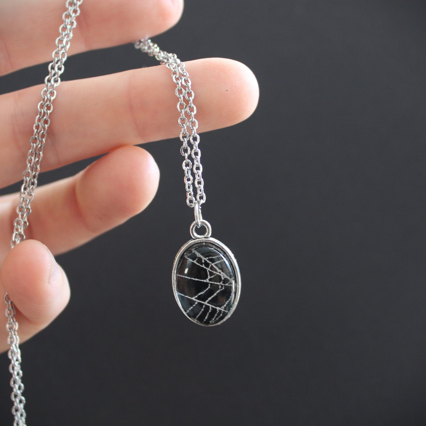 Mini Spider Web Necklaces