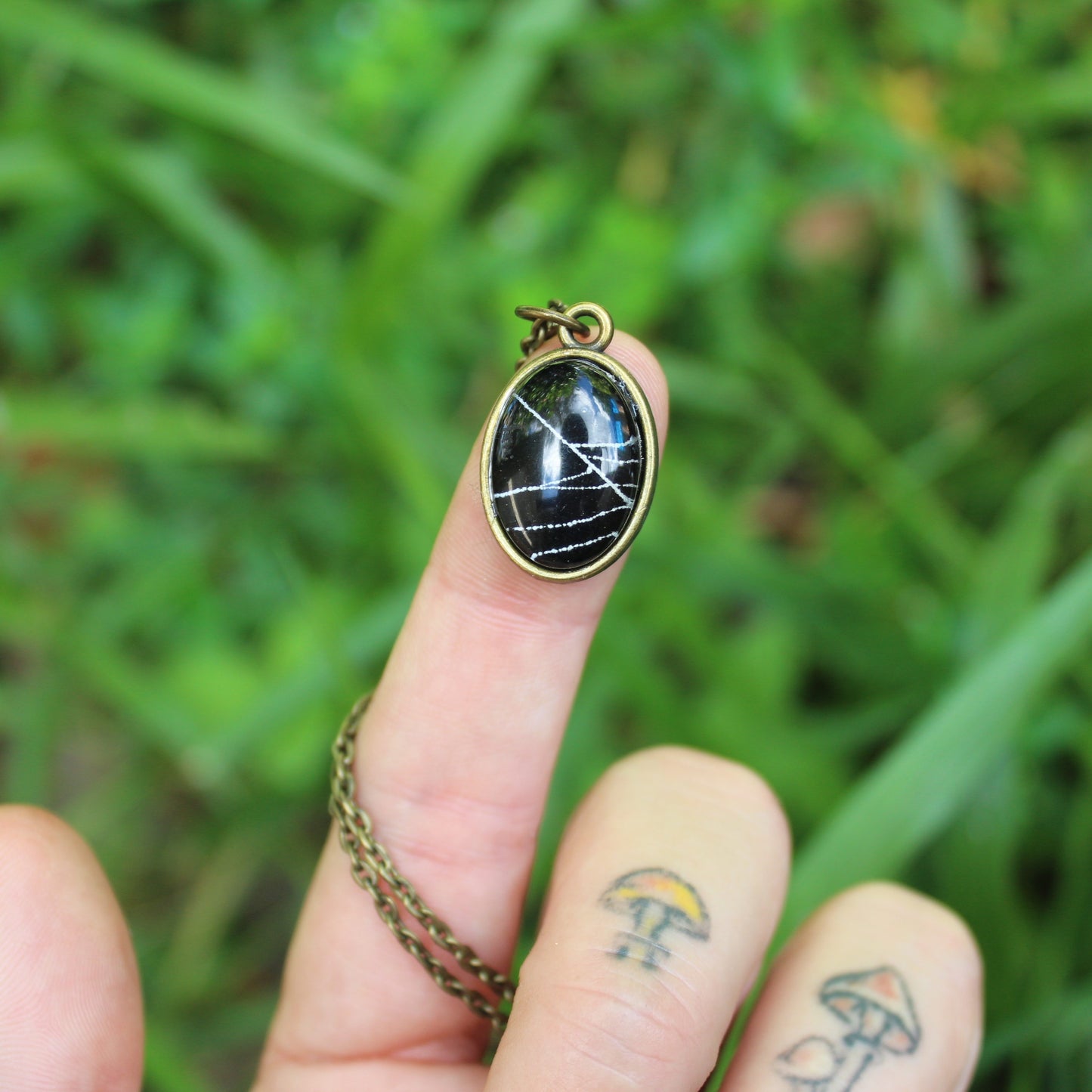 Mini Spider Web Necklaces