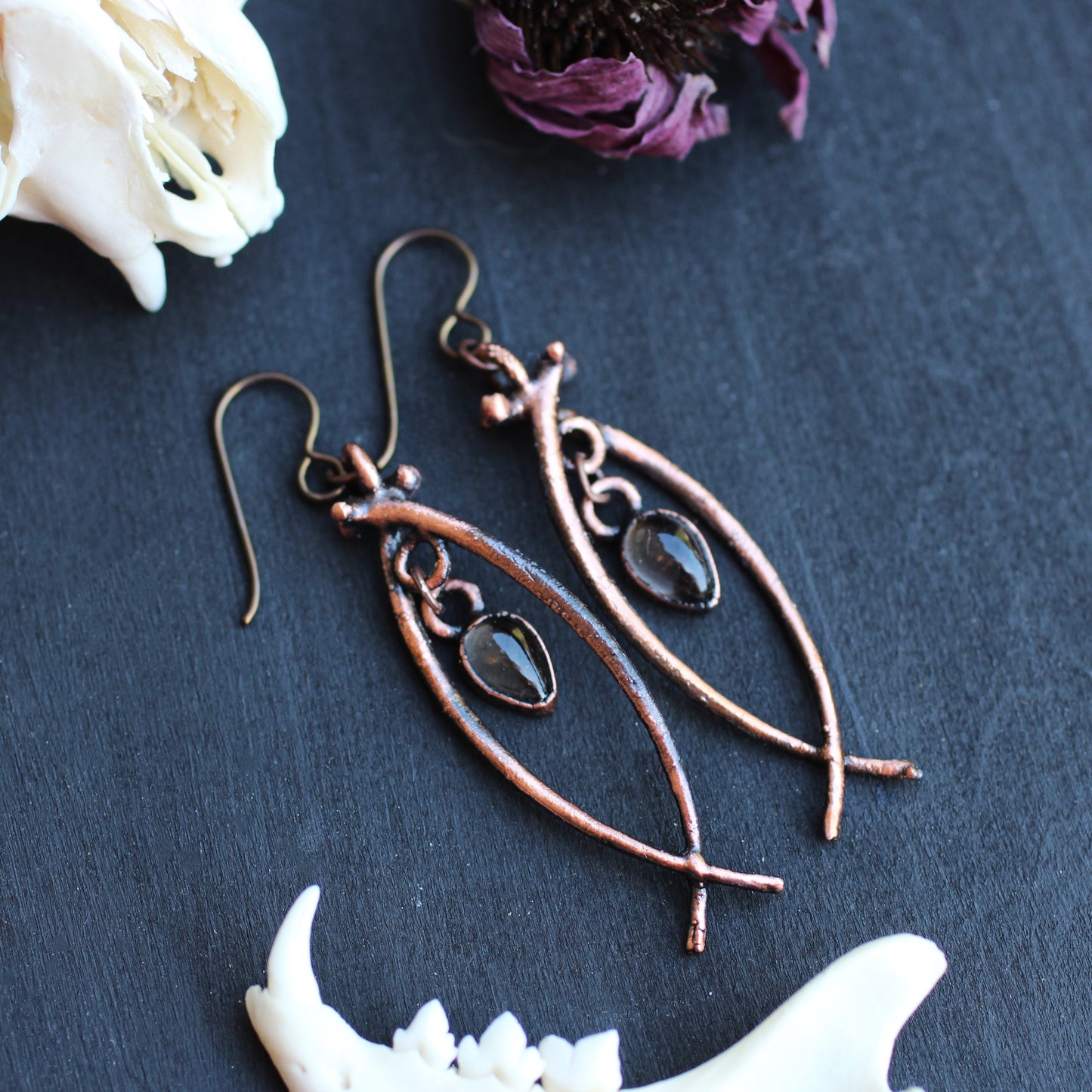 Snake Bone Earrings