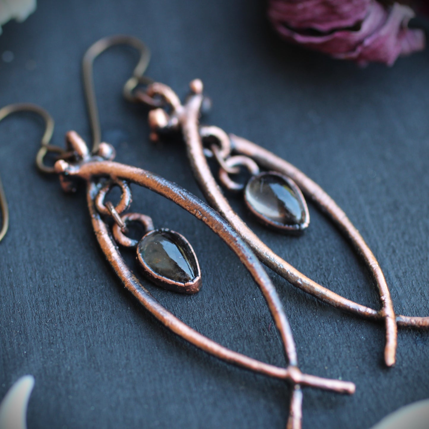 Snake Bone Earrings