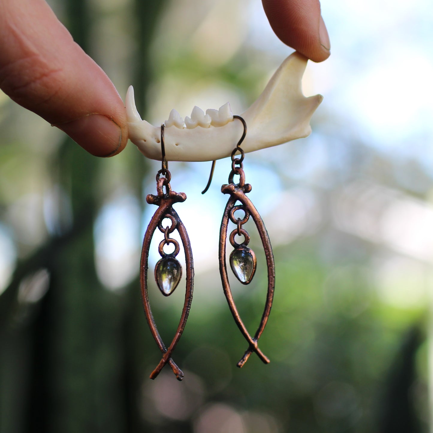 Snake Bone Earrings