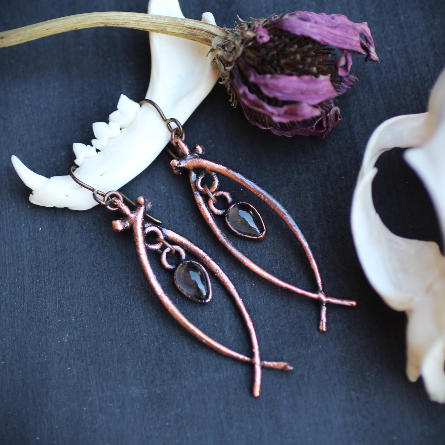 Snake Bone Earrings