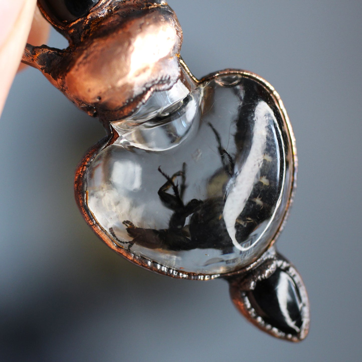 Rove Beetle Heart Vial
