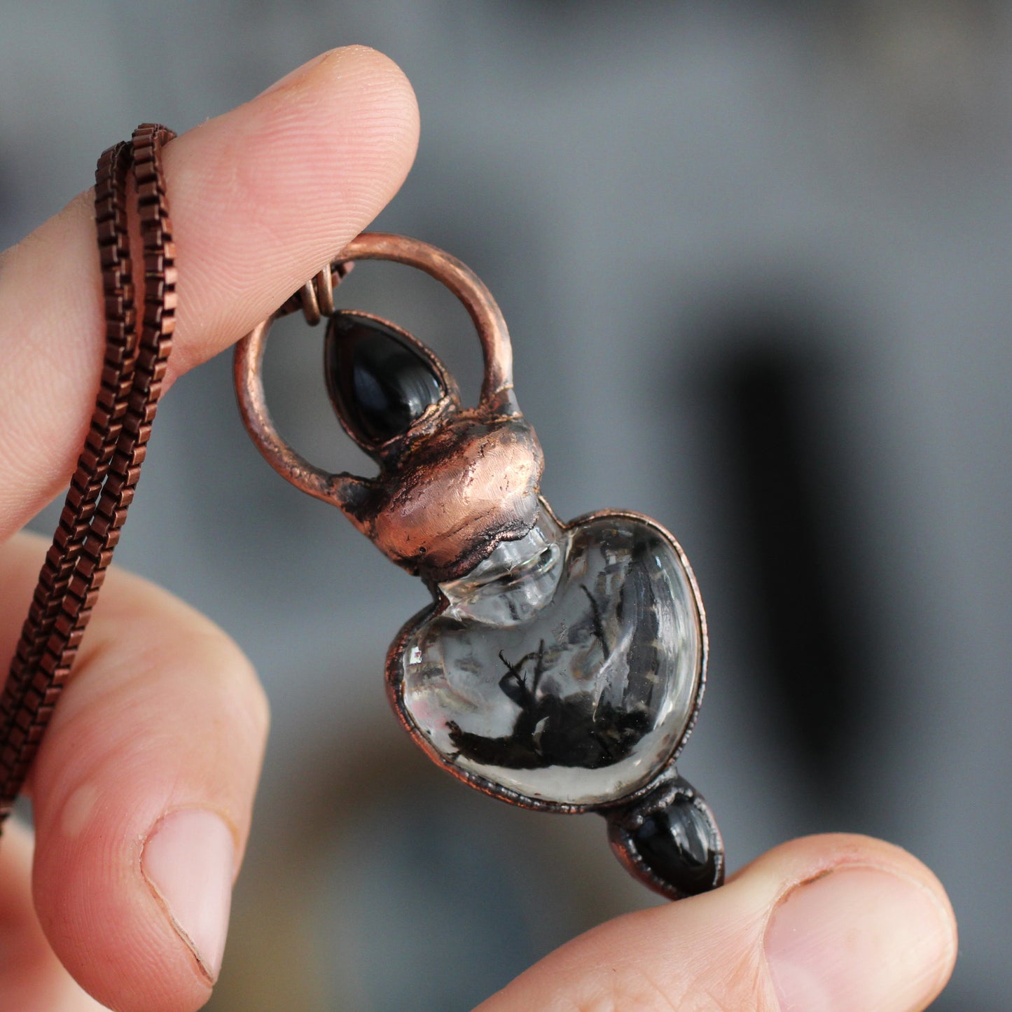 Rove Beetle Heart Vial