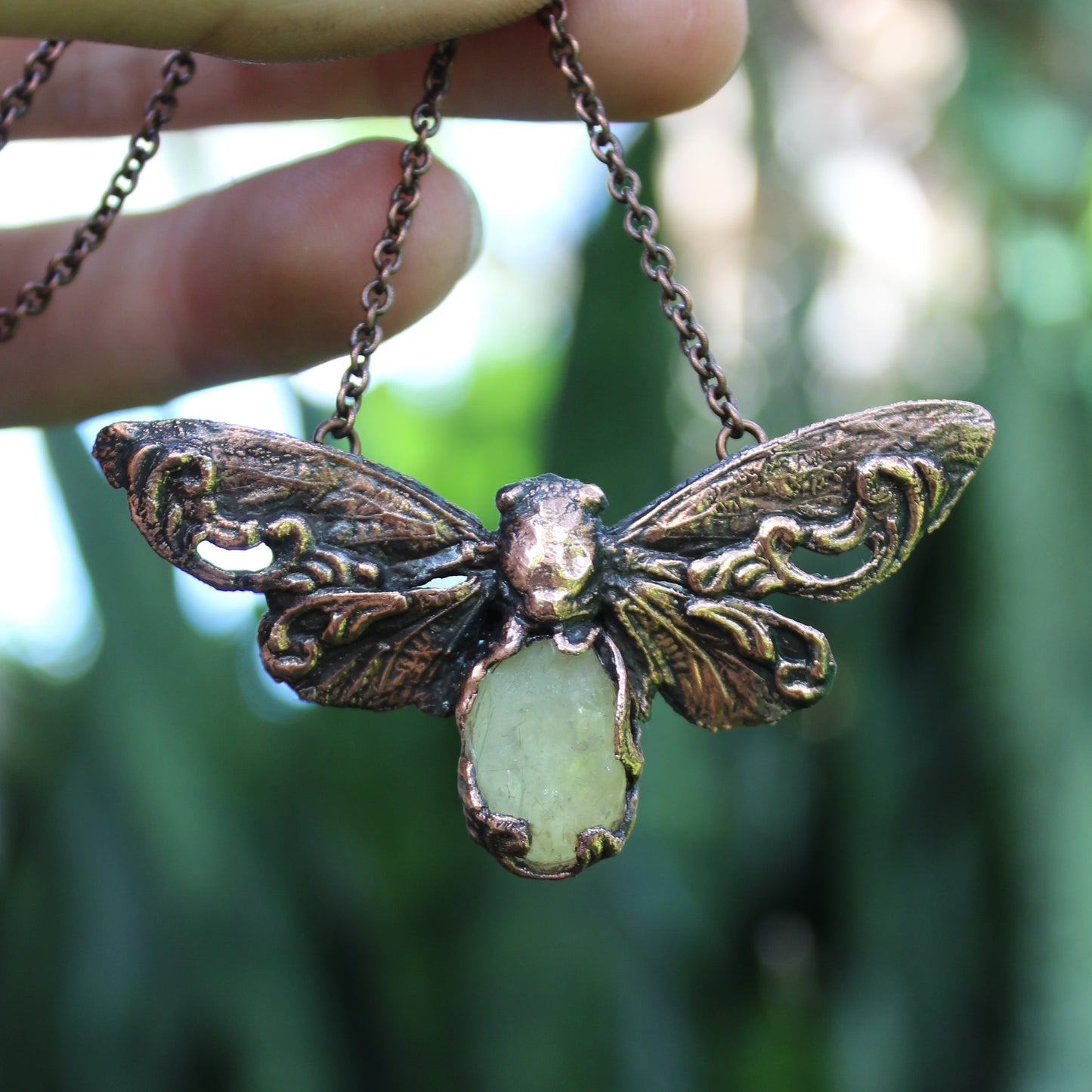 Prehnite Ornate Cicada