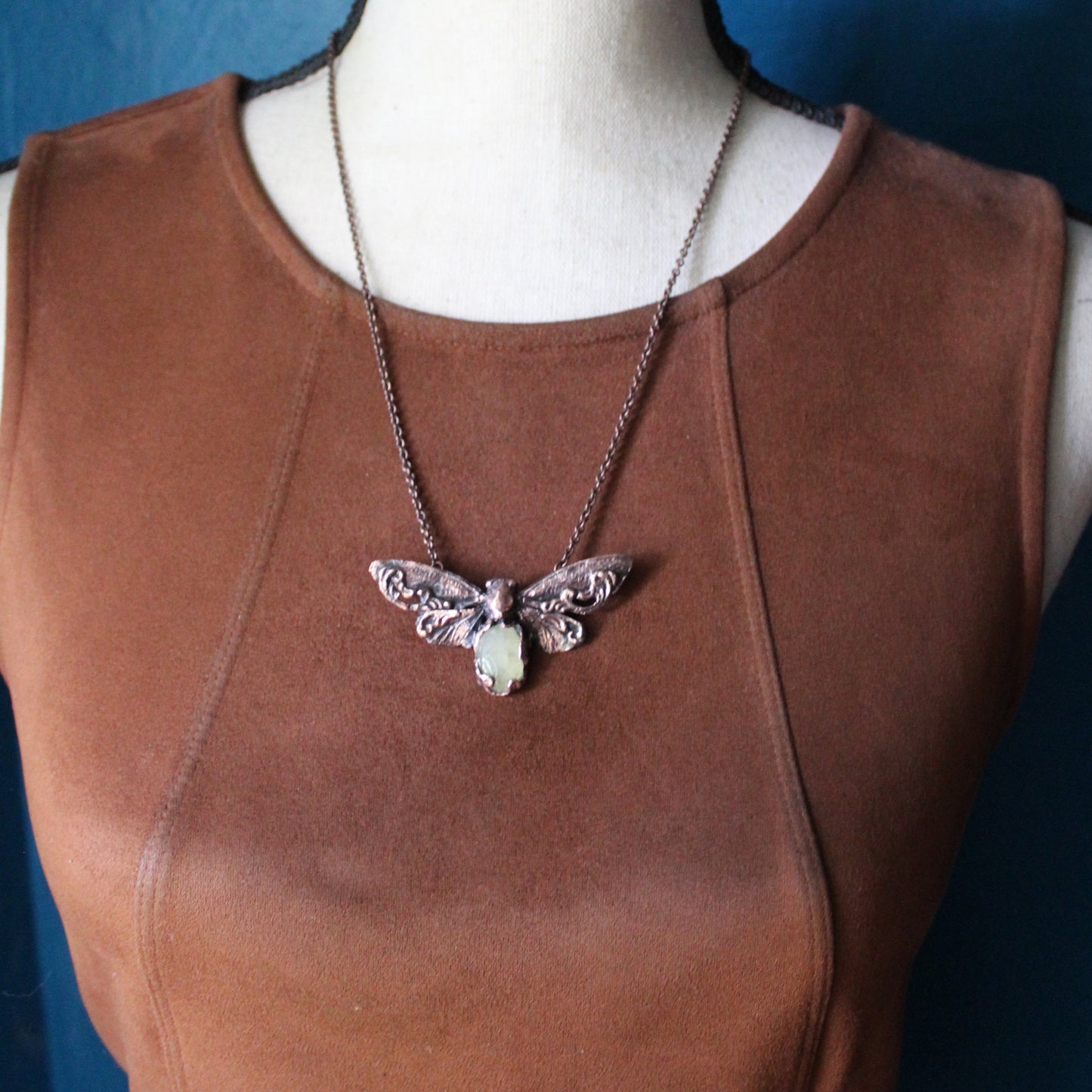 Prehnite Ornate Cicada