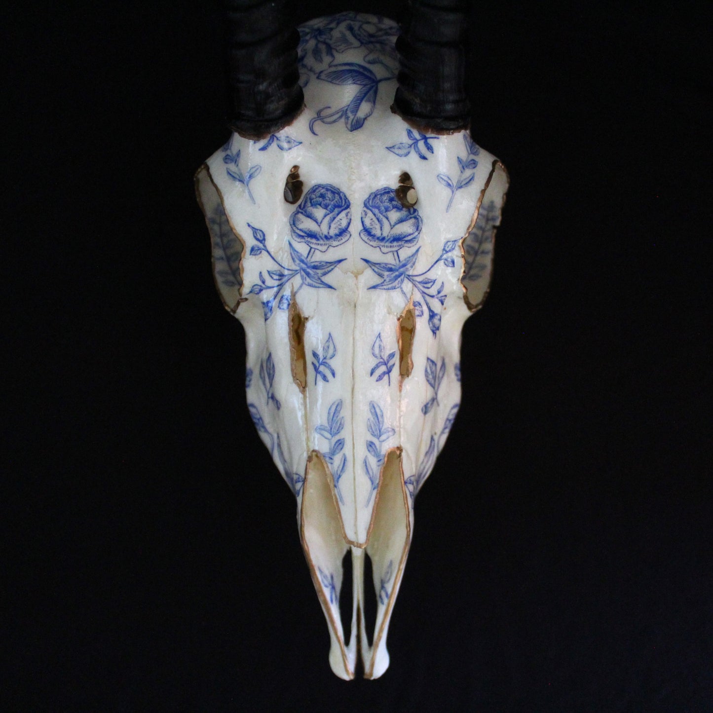 Blue Floral Springbok