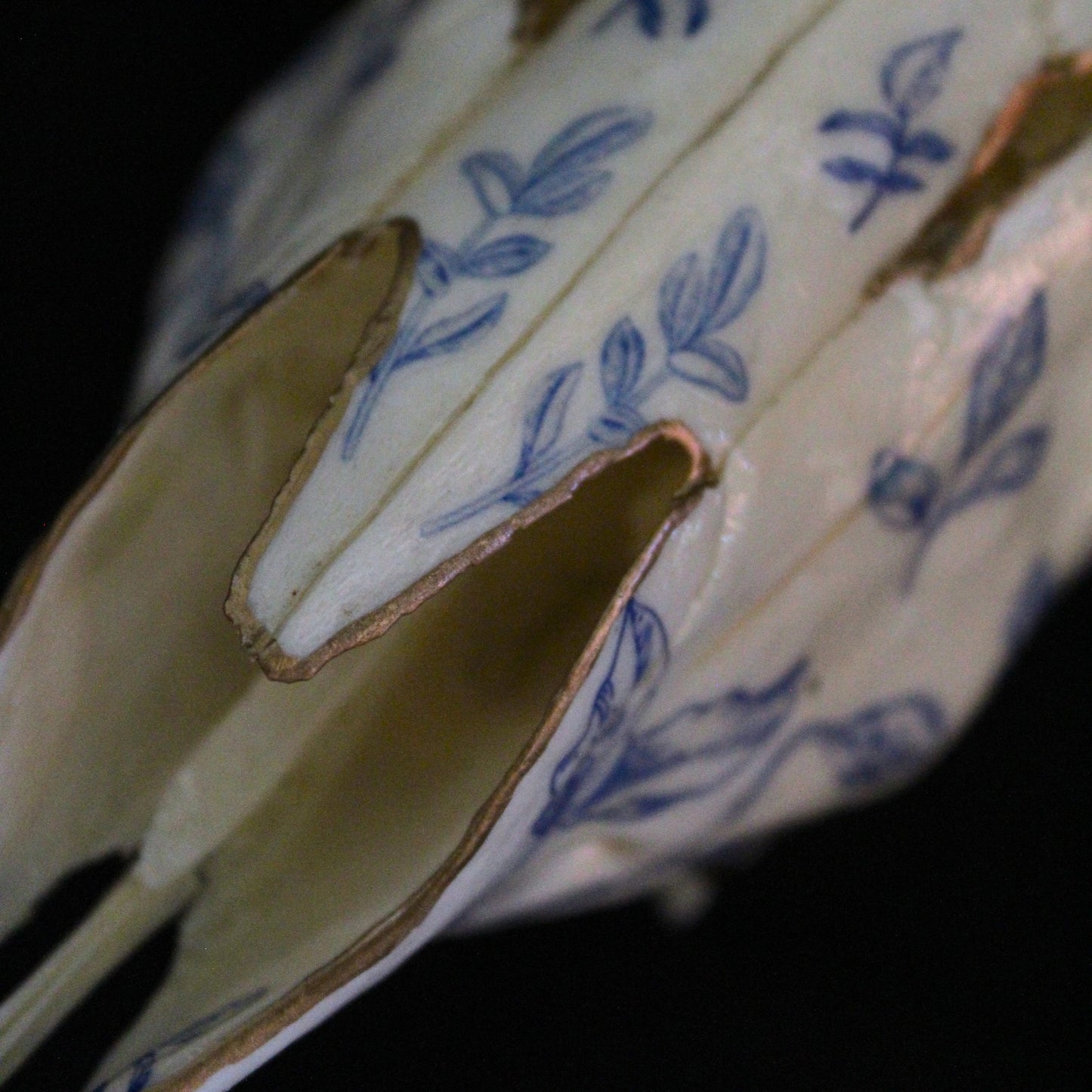 Blue Floral Springbok