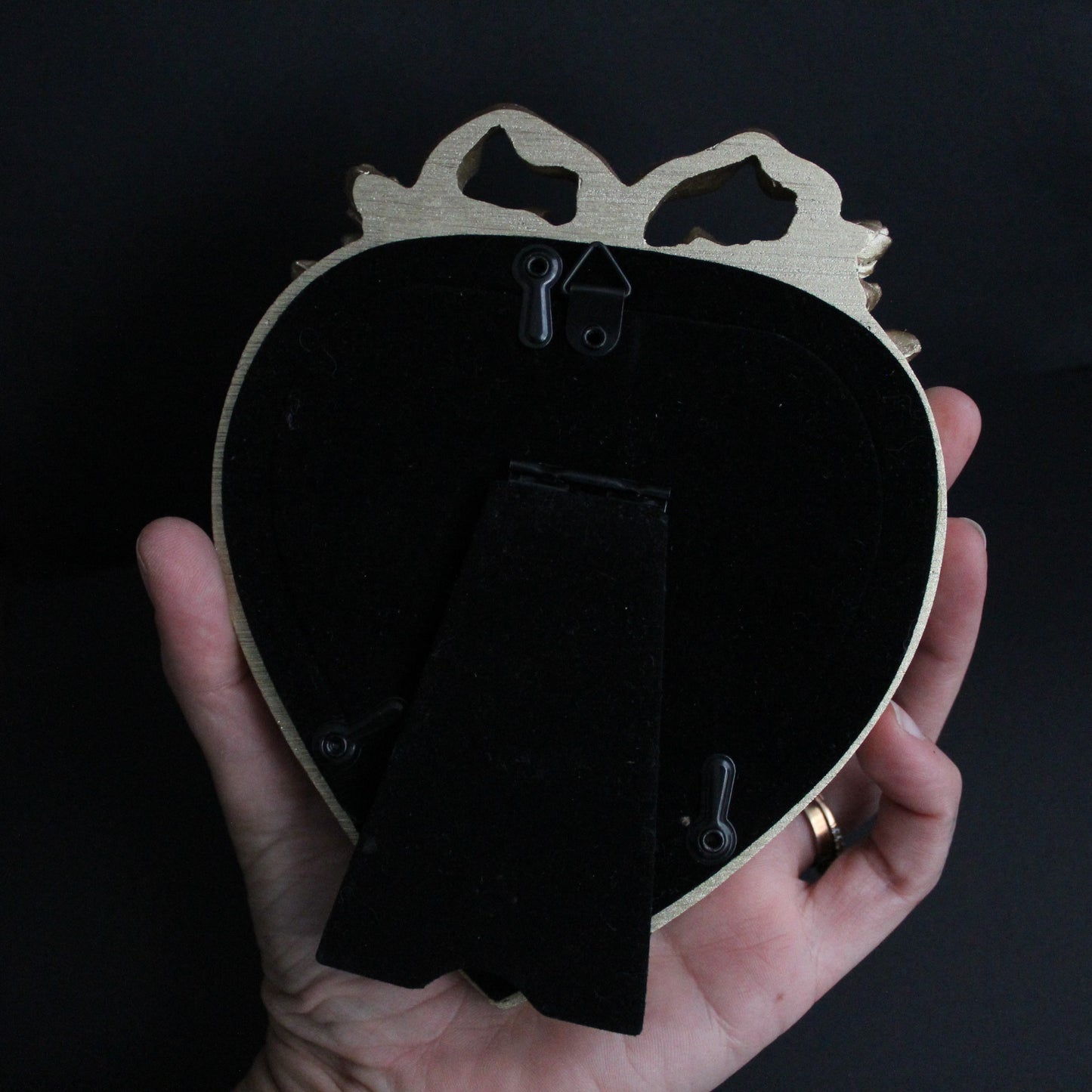 Framed Heart Spider Web