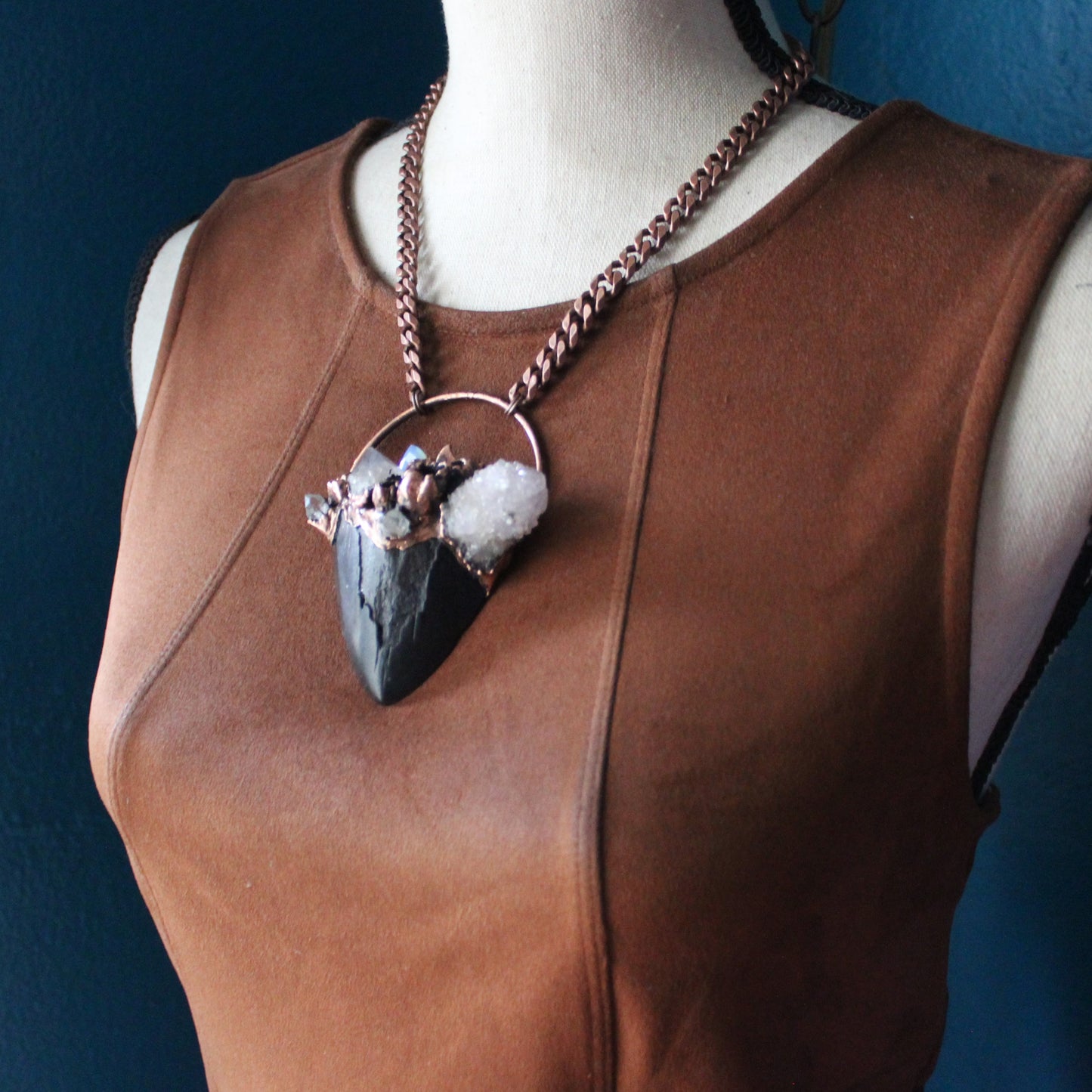 Fossilized Megalodon Tooth Necklace