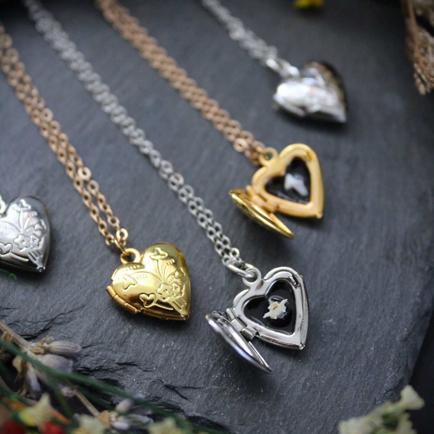 Tooth and Bone Mini Lockets