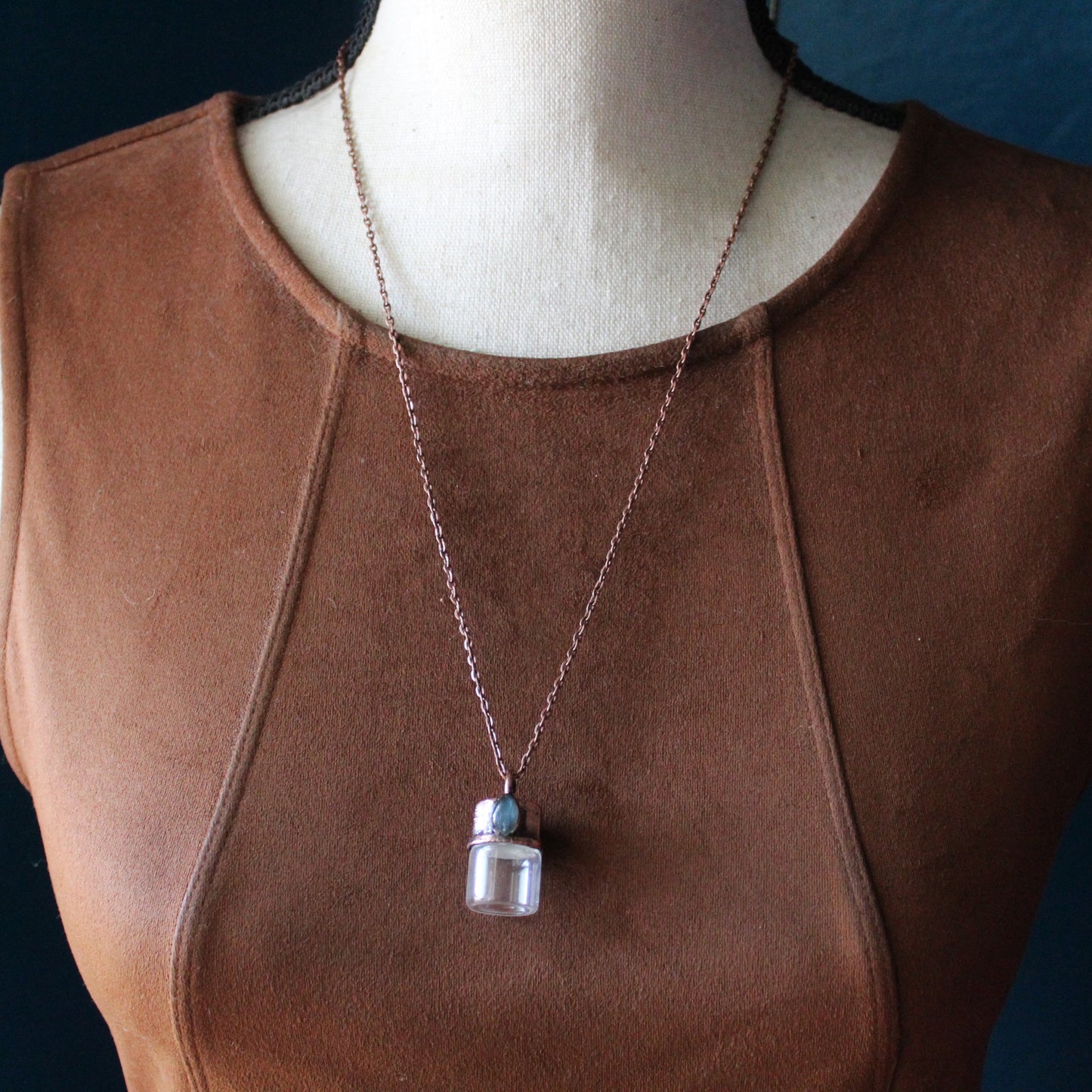 Labradorite Cremation Vial