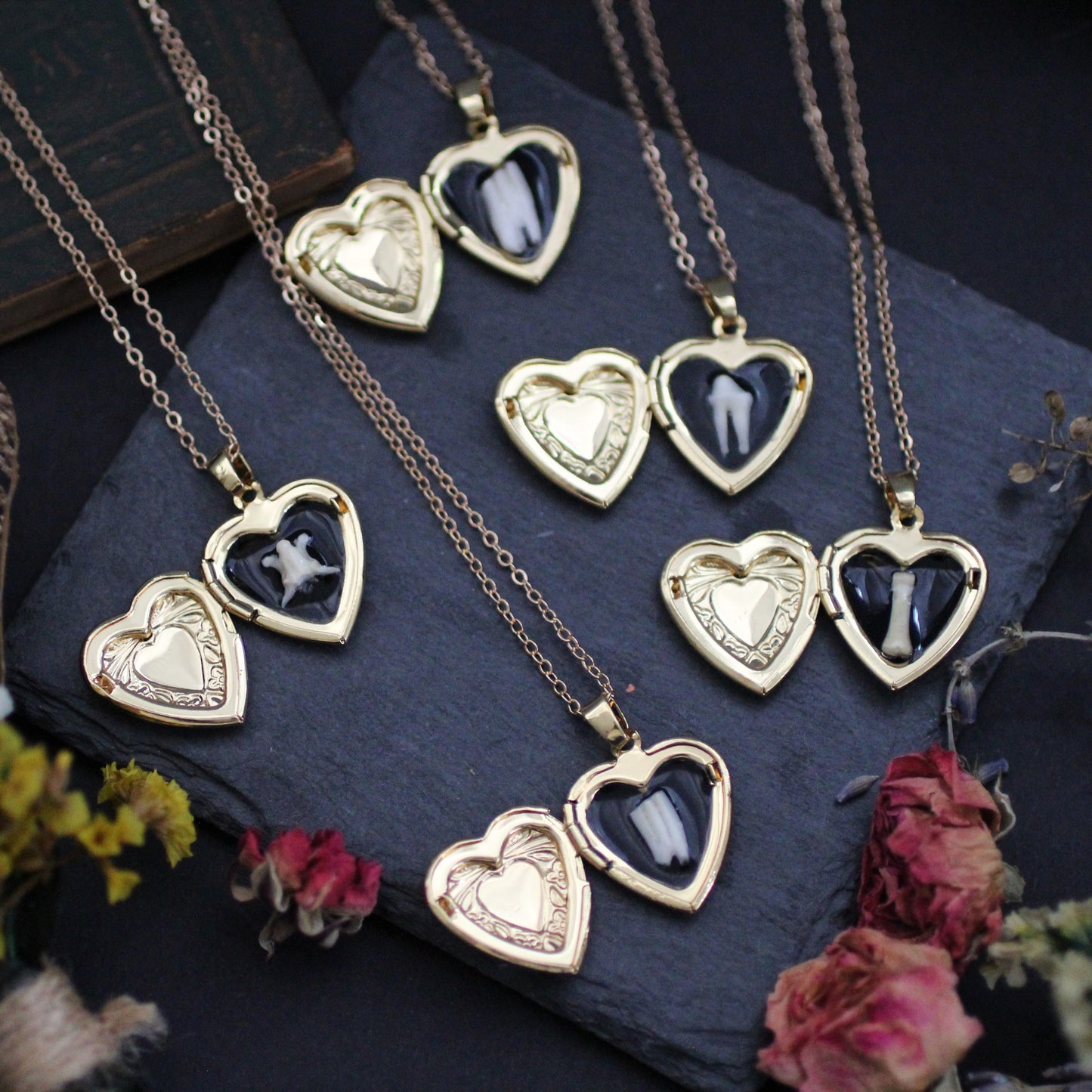 Tooth and Bone Lockets