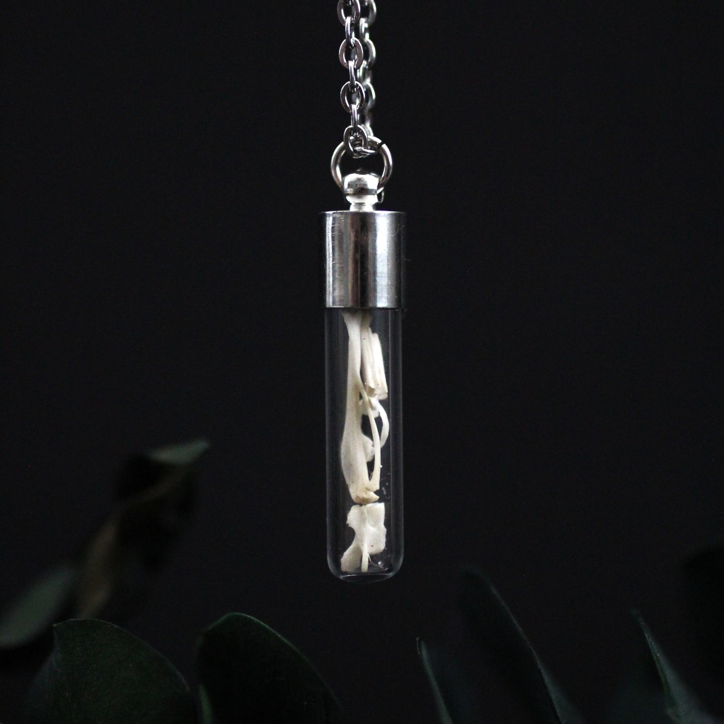 Mini Bone Vial Necklace