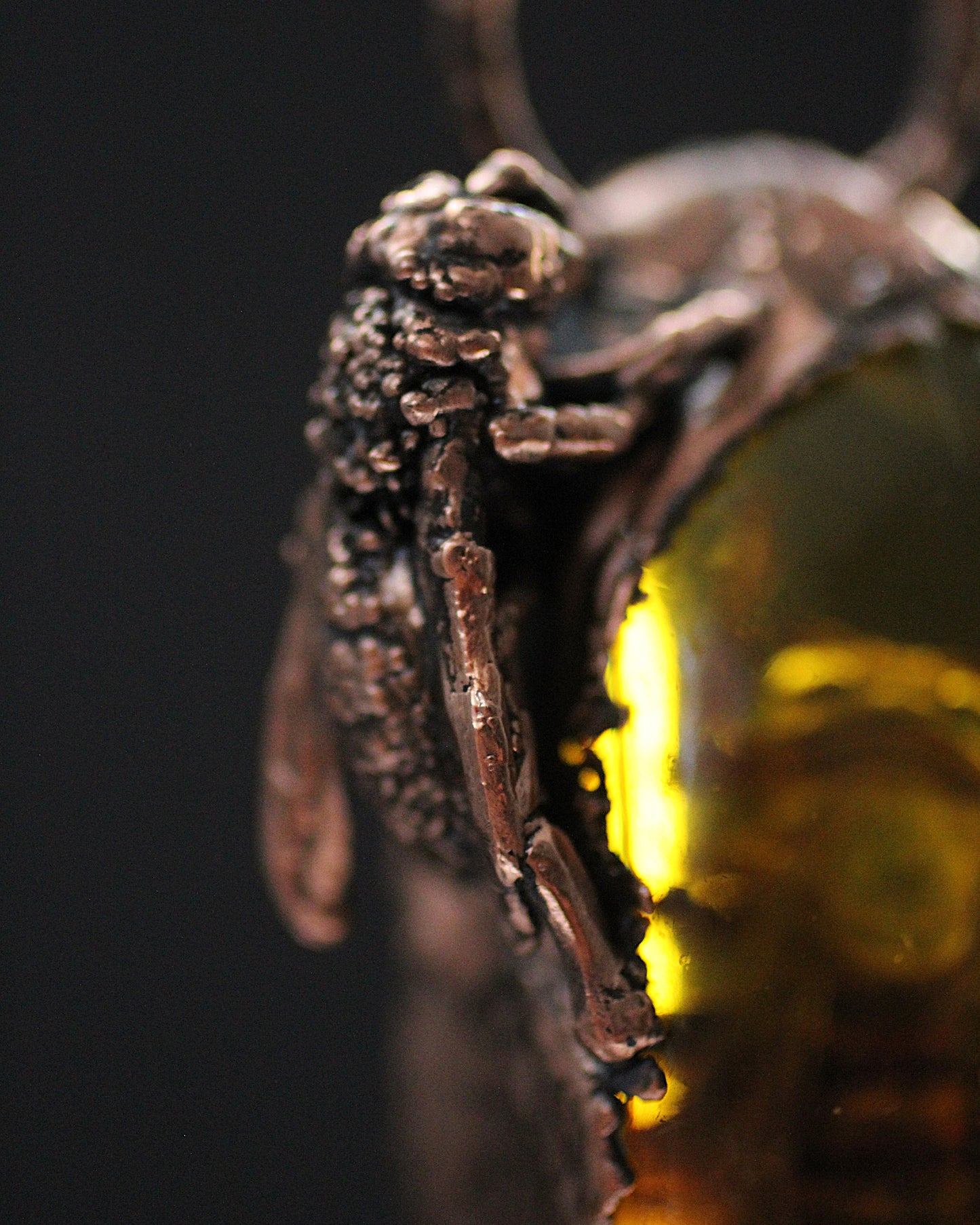 Wasp in Amber Pendant