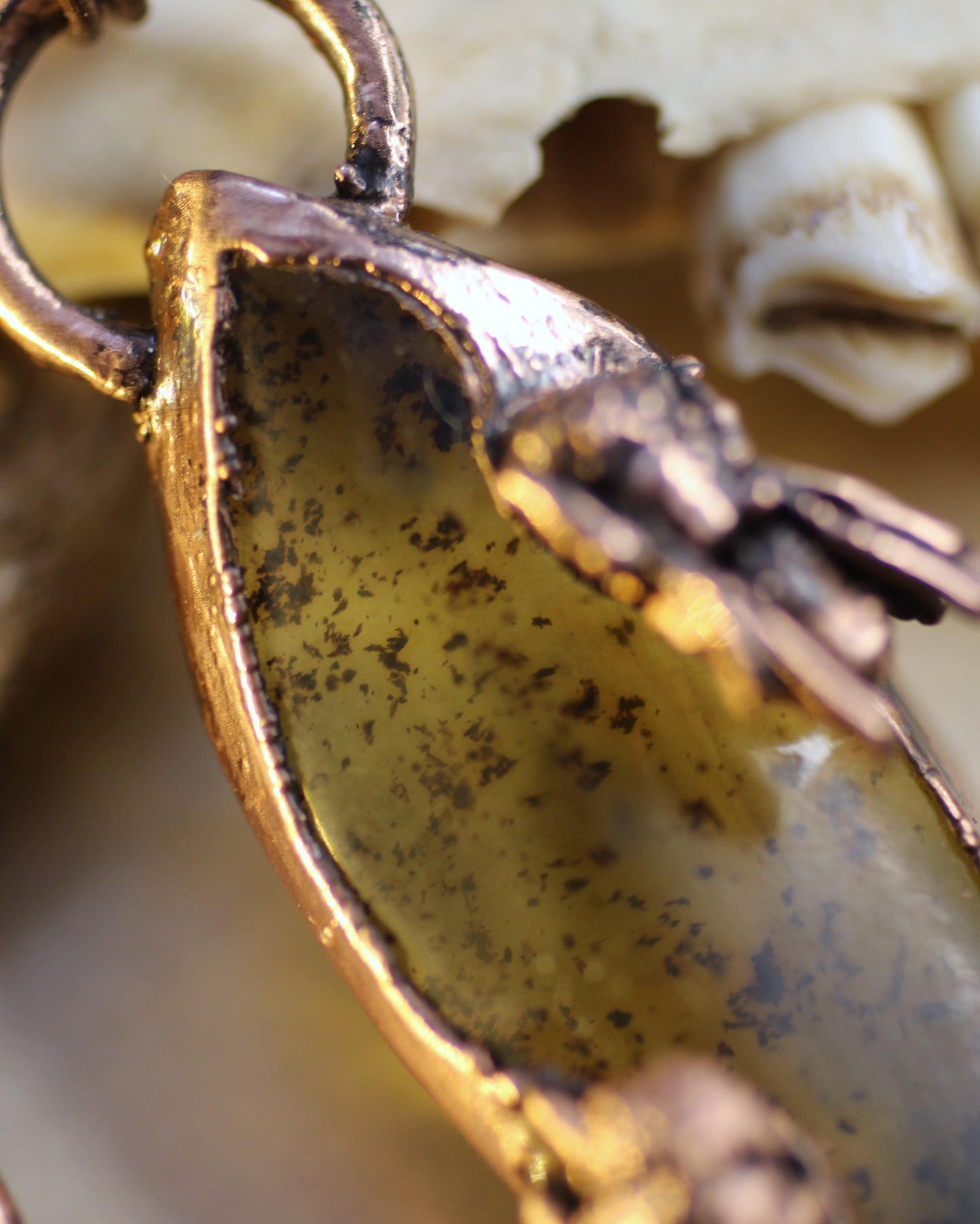 Two Honeybees and Amber