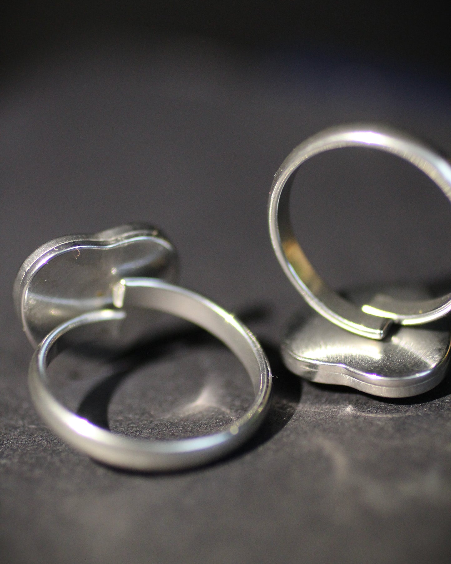 Heart Shaped Tooth and Bone Rings