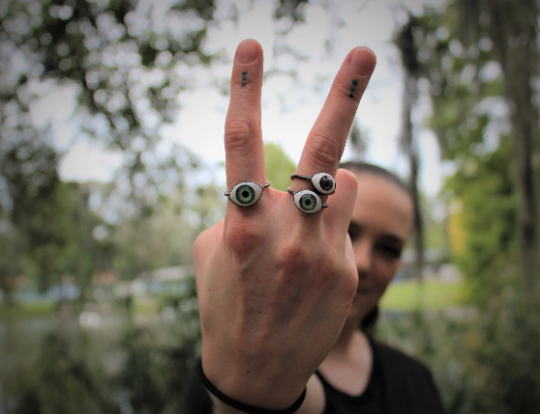 Eyeball Ring (Blue)