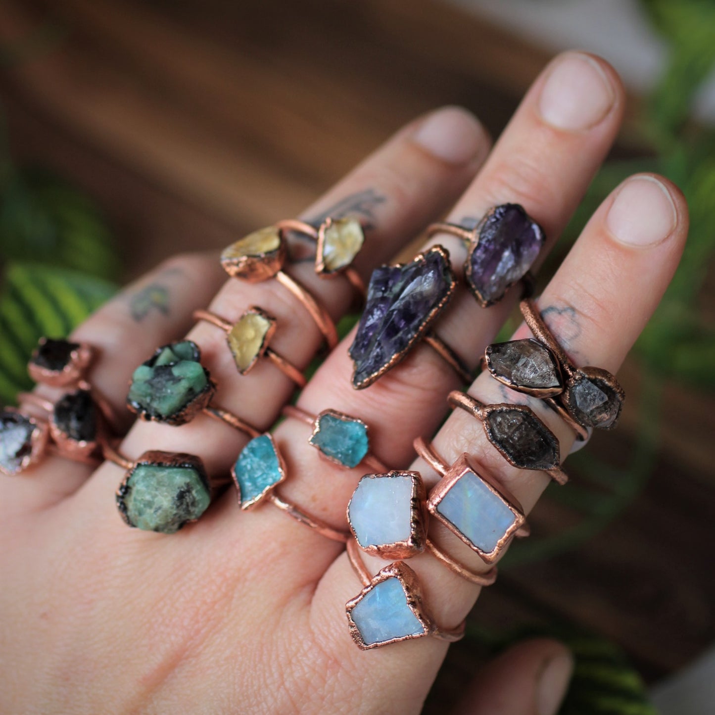 Raw Citrine Ring