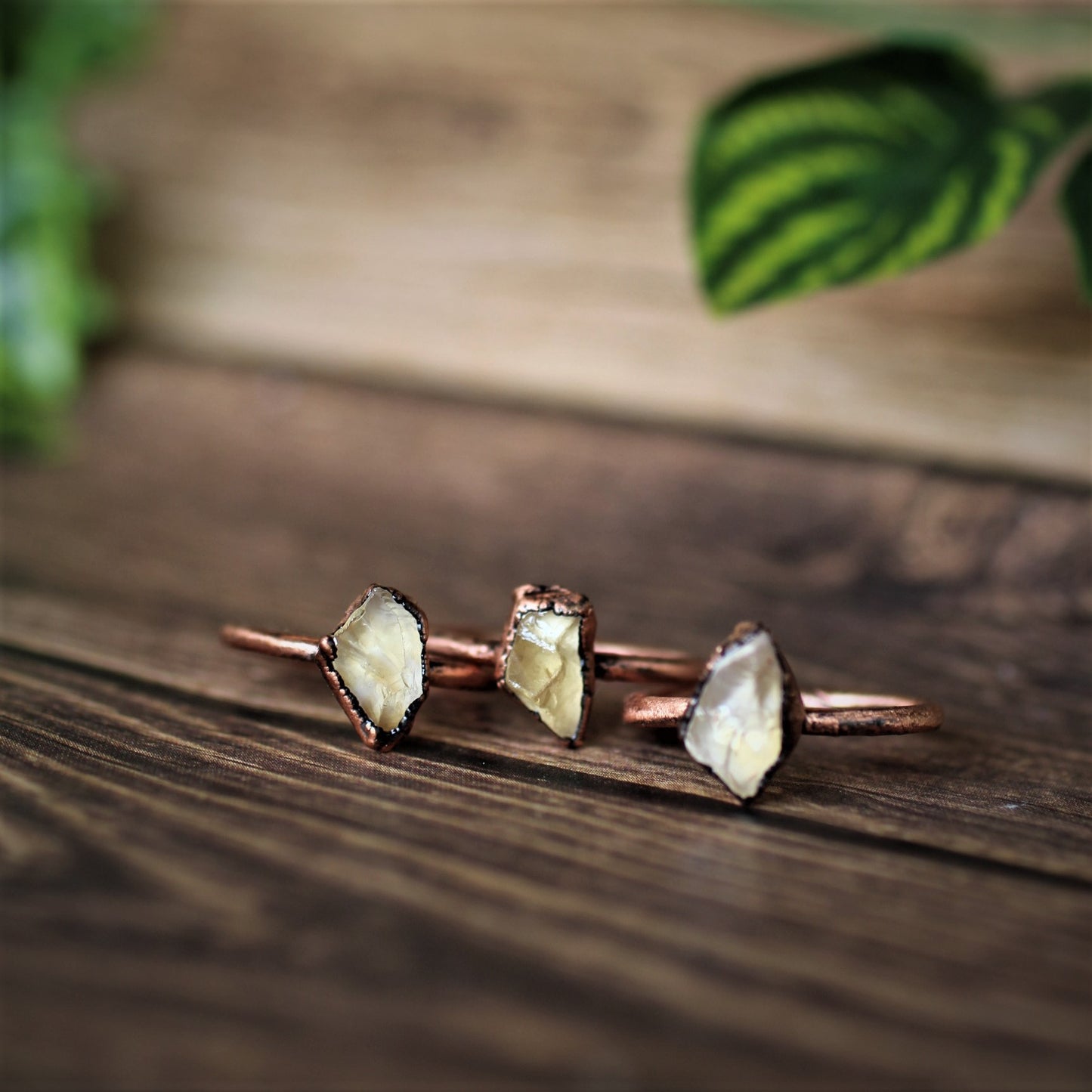Raw Citrine Ring