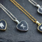 Tooth and Bone Heart Necklaces