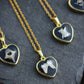 Tooth and Bone Heart Necklaces