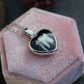 Tooth and Bone Heart Necklaces