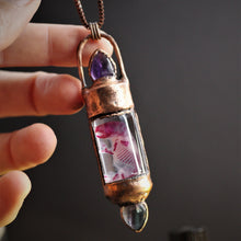 Load image into Gallery viewer, Diaphonized Amethyst Mouse Vial
