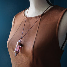 Load image into Gallery viewer, Diaphonized Amethyst Mouse Vial

