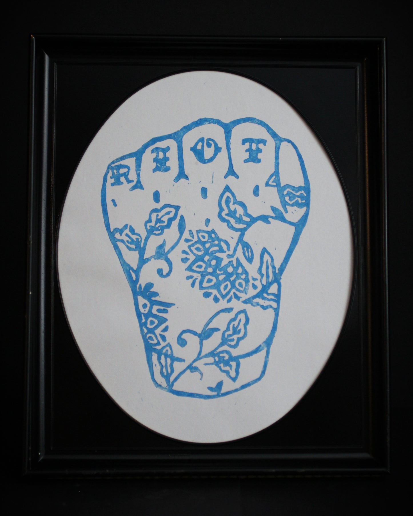 RIOT print to support victims of ICE