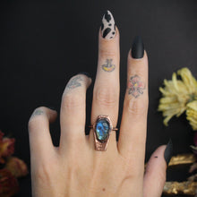 Load image into Gallery viewer, Labradorite Coffin Ring
