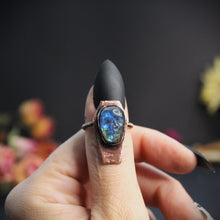 Load image into Gallery viewer, Labradorite Coffin Ring
