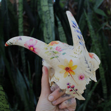 Load image into Gallery viewer, Wildflower Goat Skull (Partial)
