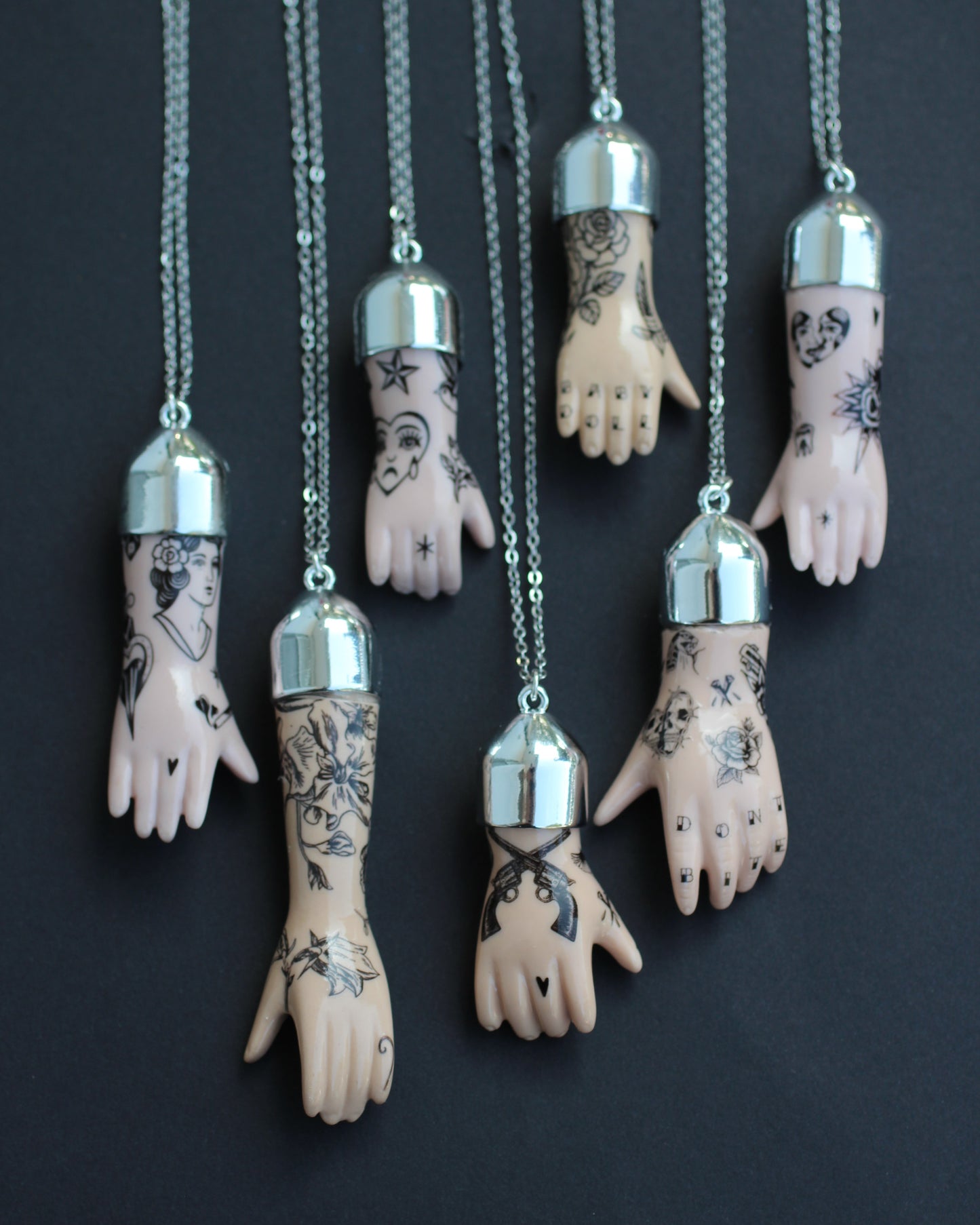 Tattooed Porcelain Doll Arms