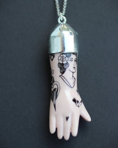 Tattooed Porcelain Doll Arms