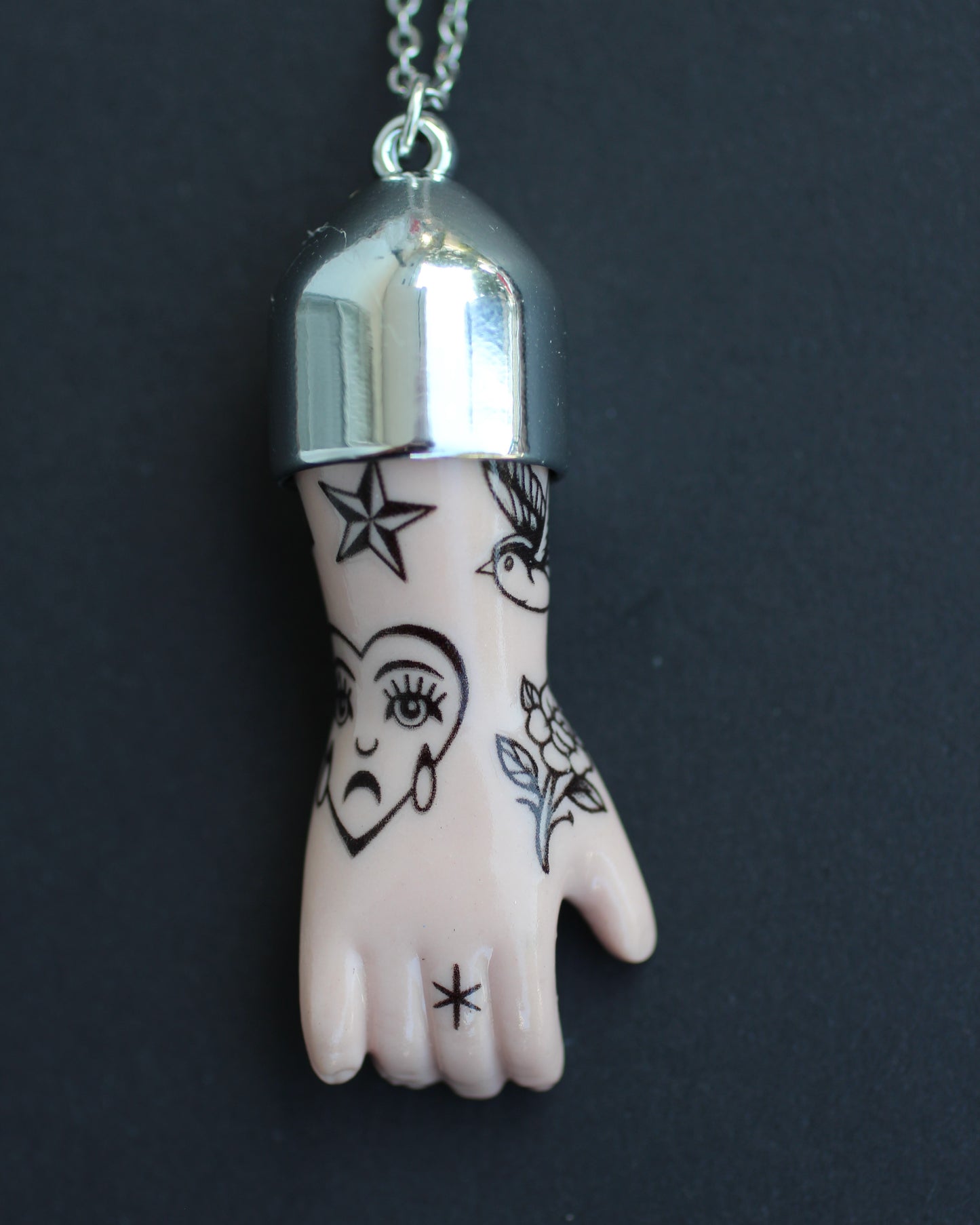 Tattooed Porcelain Doll Arms