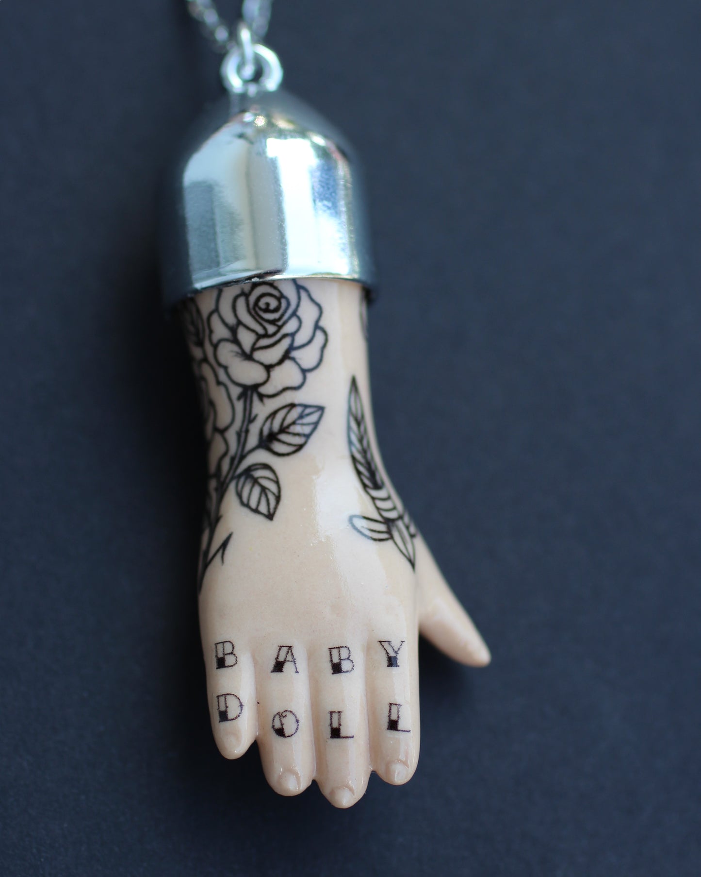 Tattooed Porcelain Doll Arms