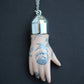 Blue Floral Porcelain Doll Arms