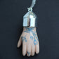 Blue Floral Porcelain Doll Arms