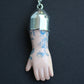 Blue Floral Porcelain Doll Arms