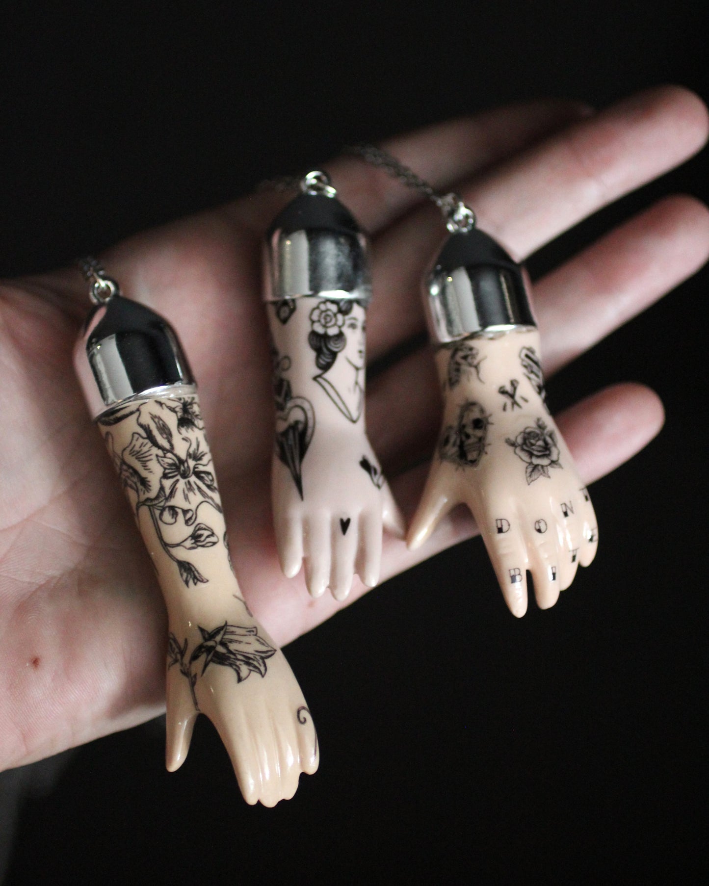Tattooed Porcelain Doll Arms