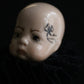 Black Candlestick Doll Head Sculpture