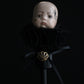 Black Candlestick Doll Head Sculpture