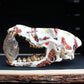 Vintage Moth Coyote Skull