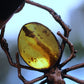 Amber Orb Weaver Necklace