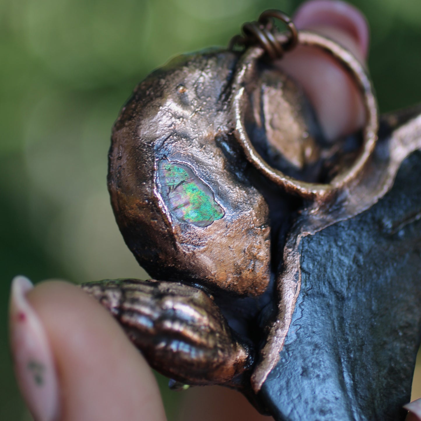 Ammonite Megalodon Tooth Necklace