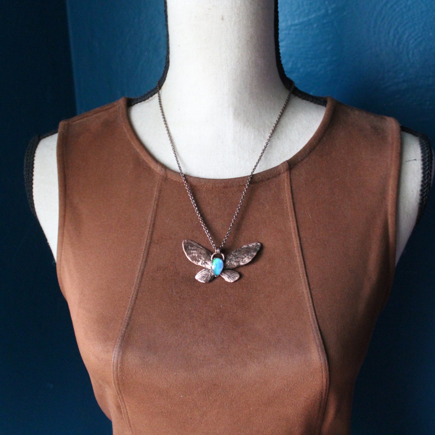 Aurora Cicada Wing Necklace